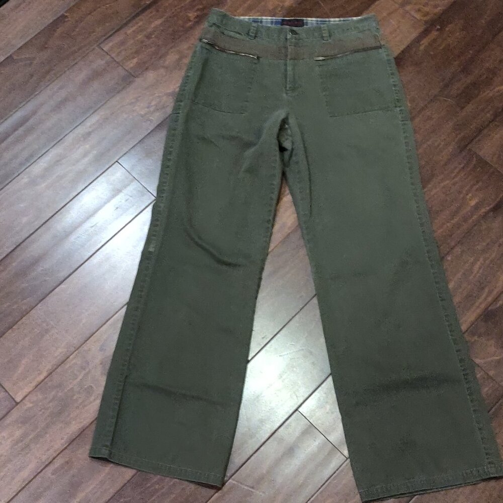 Ralph Ralph Lauren Women's Green Utility Pants Size 8